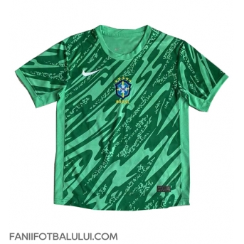 Brazilia Portarii Tricou Fotbal Replică Copa America 2024 Barbati Acasa